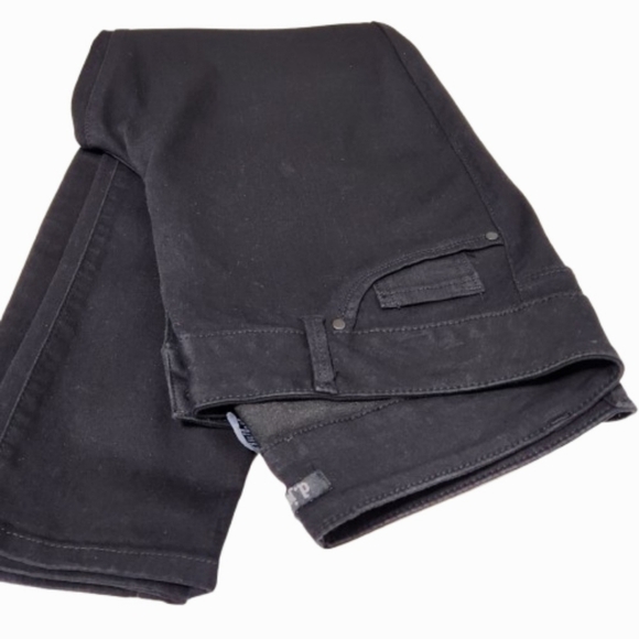 NEW d. jeans Black Sustainable Recycled Denim Skinny Ankle Plus Jeans (20W) - Picture 6 of 12
